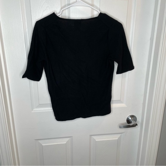 Eileen Fisher 100% Cashmere Sweater in Black in Petite S - Picture 2 of 9